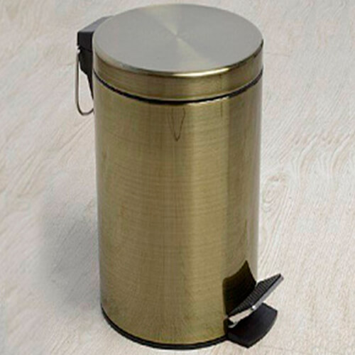 Ведро для мусора бронзовое 12 л C...